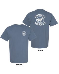 Aspinwall Democrats Comfort Colors Garment-Dyed T-Shirt