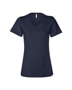 Bella + Canvas - Women's Relaxed Short Sleeve Jersey V-Neck Tee